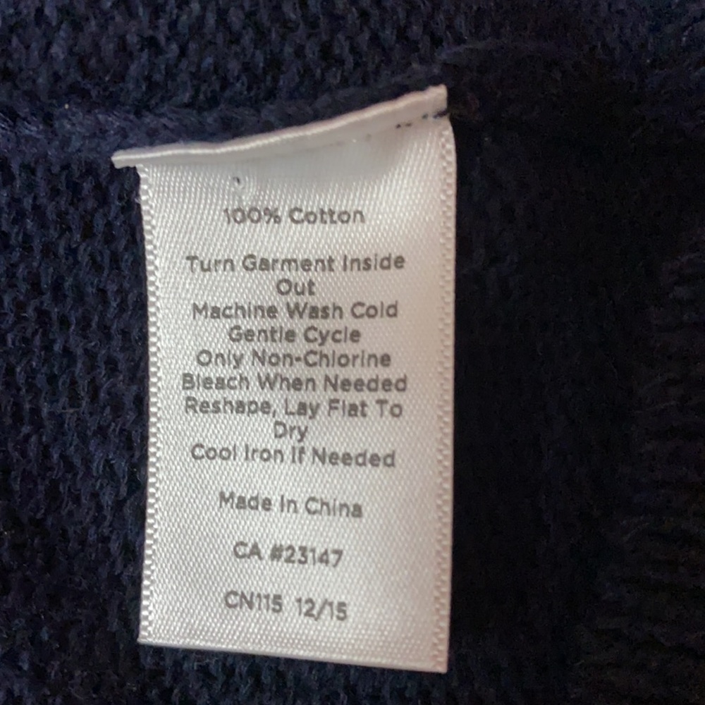 Pretty Navy Cardigan - Picture 4 of 4